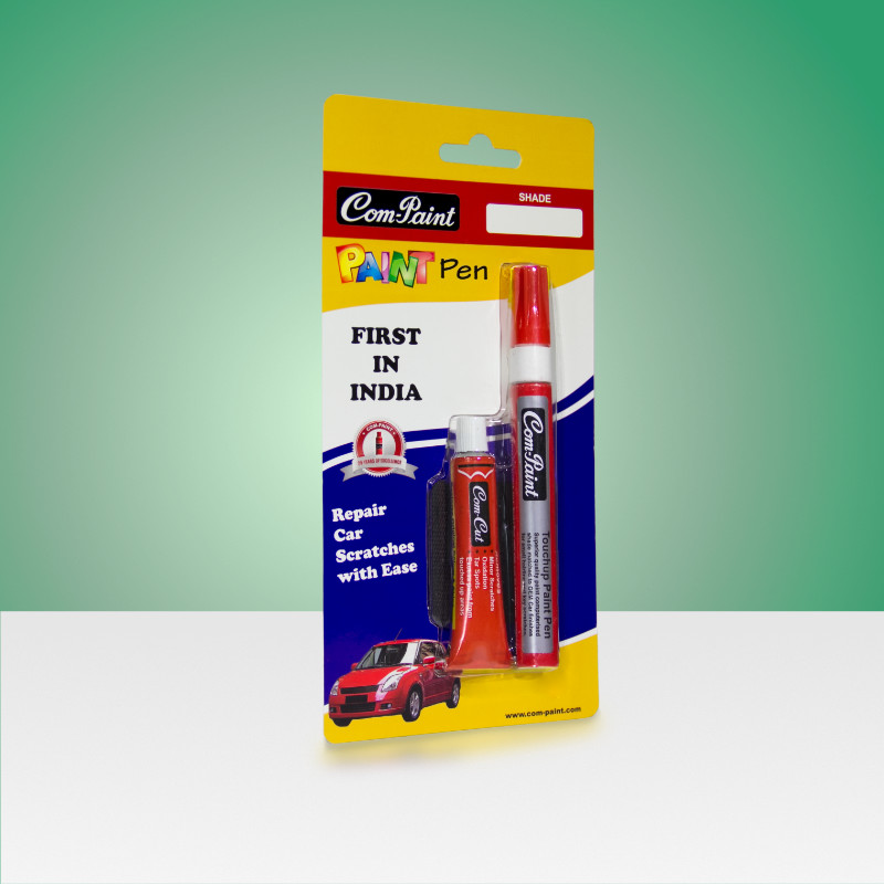 A Paint Pen or car scratch pen is just like a marker pen through which you can cover the scratches with the perfectly matched High Performance Acrylic Base Paint.