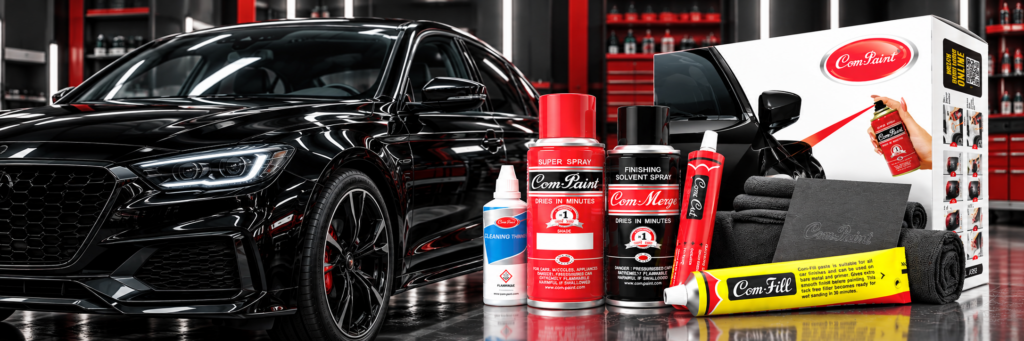 Black Spray Paint for Car | Touch-Up & Scratch Repair Guide | Com-Paint