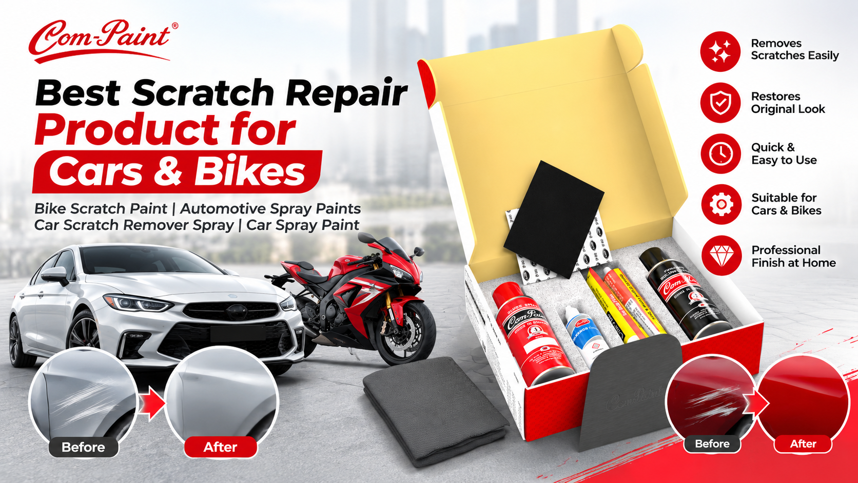 Best Scratch Repair Product for Cars & Bikes: A Complete DIY Guide 2026