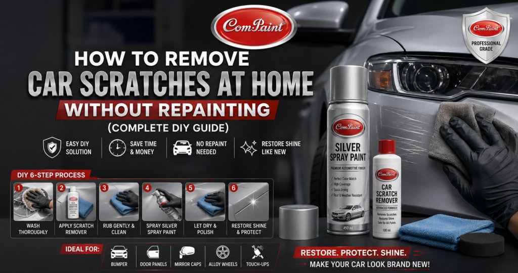How to Remove Car Scratches at Home Without Repainting