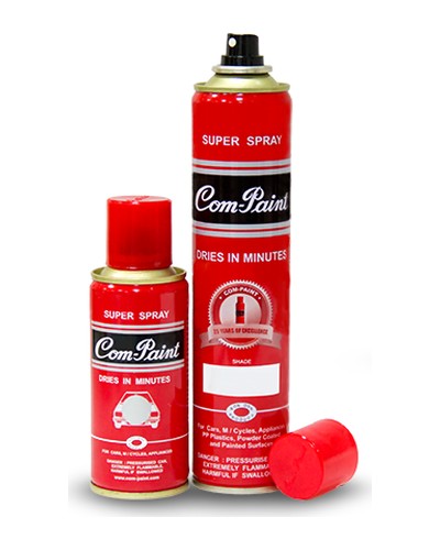 Com-Paint Super Spray industrial aerosol paint cans